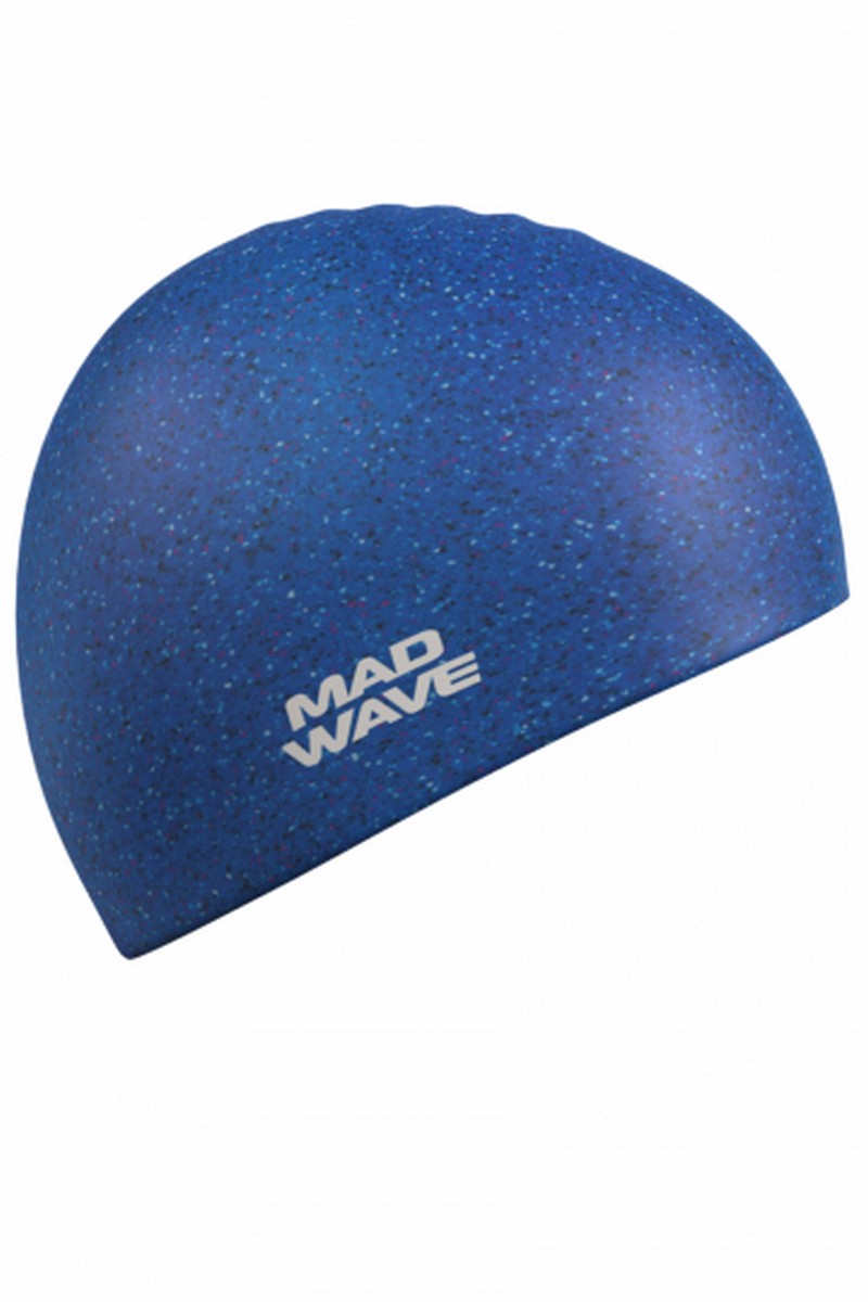 Шапочки для плавания Mad Wave Recycled M0536 01 0 07W синий 800_1200
