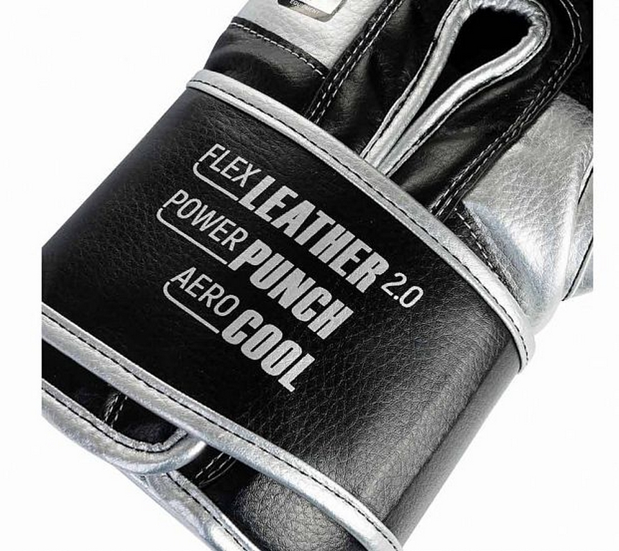 Перчатки боксерские Clinch Punch 2.0 C141 серебристо-черный 898_800