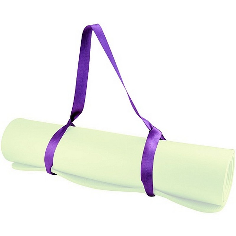 Ремешок для переноски ковриков и валиков Larsen PS 160 x 3,8 см фиолетовый (полиэстер) 800_800