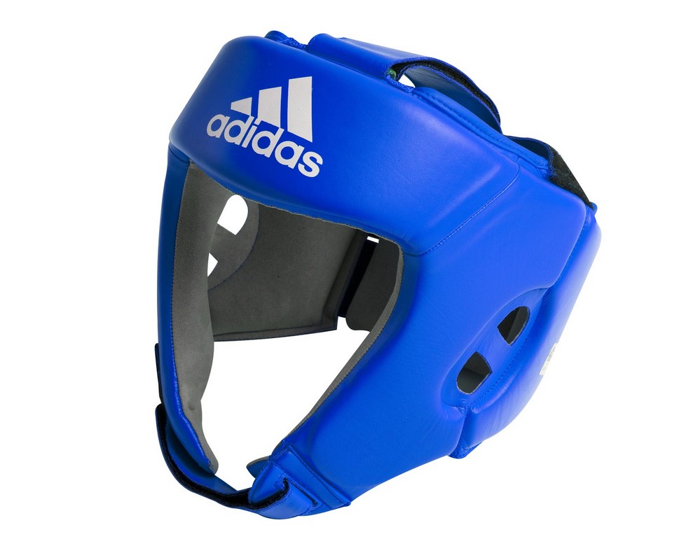 Шлем боксерский Adidas AIBA синий AIBAH1 979_800