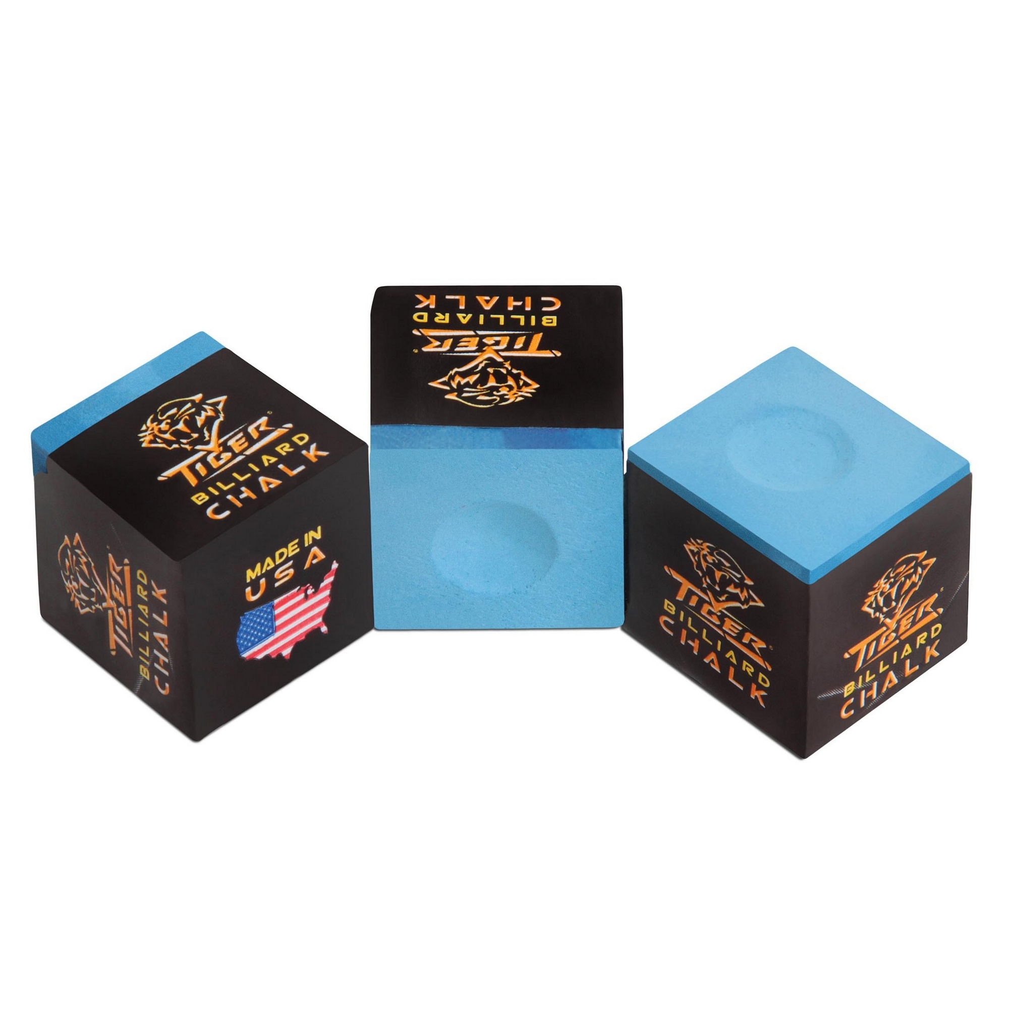 Мел Tiger Billiard Chalk 3шт 12313 Blue 2000_2000