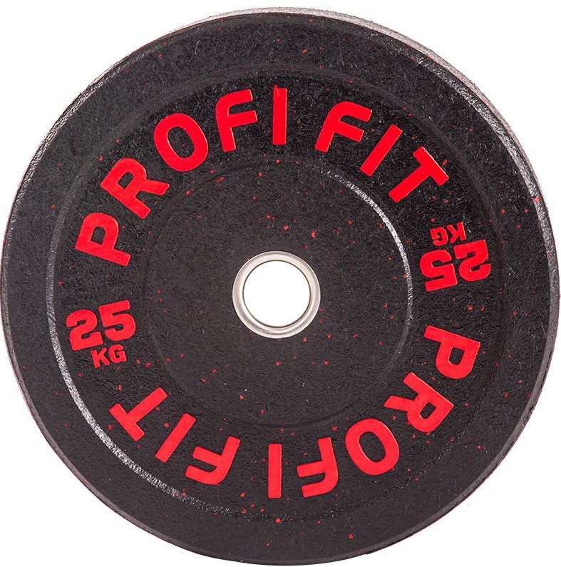 Диск для штанги Hi-Temp с цветными вкраплениями, d51 25кг Profi-Fit 787_795