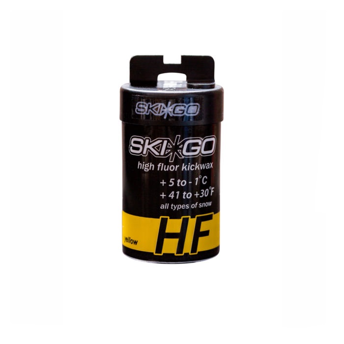 Мазь держания Skigo 90277 HF Kickwax Yellow (для мокрого снега) (+5°С -1°С) 45 г 700_700