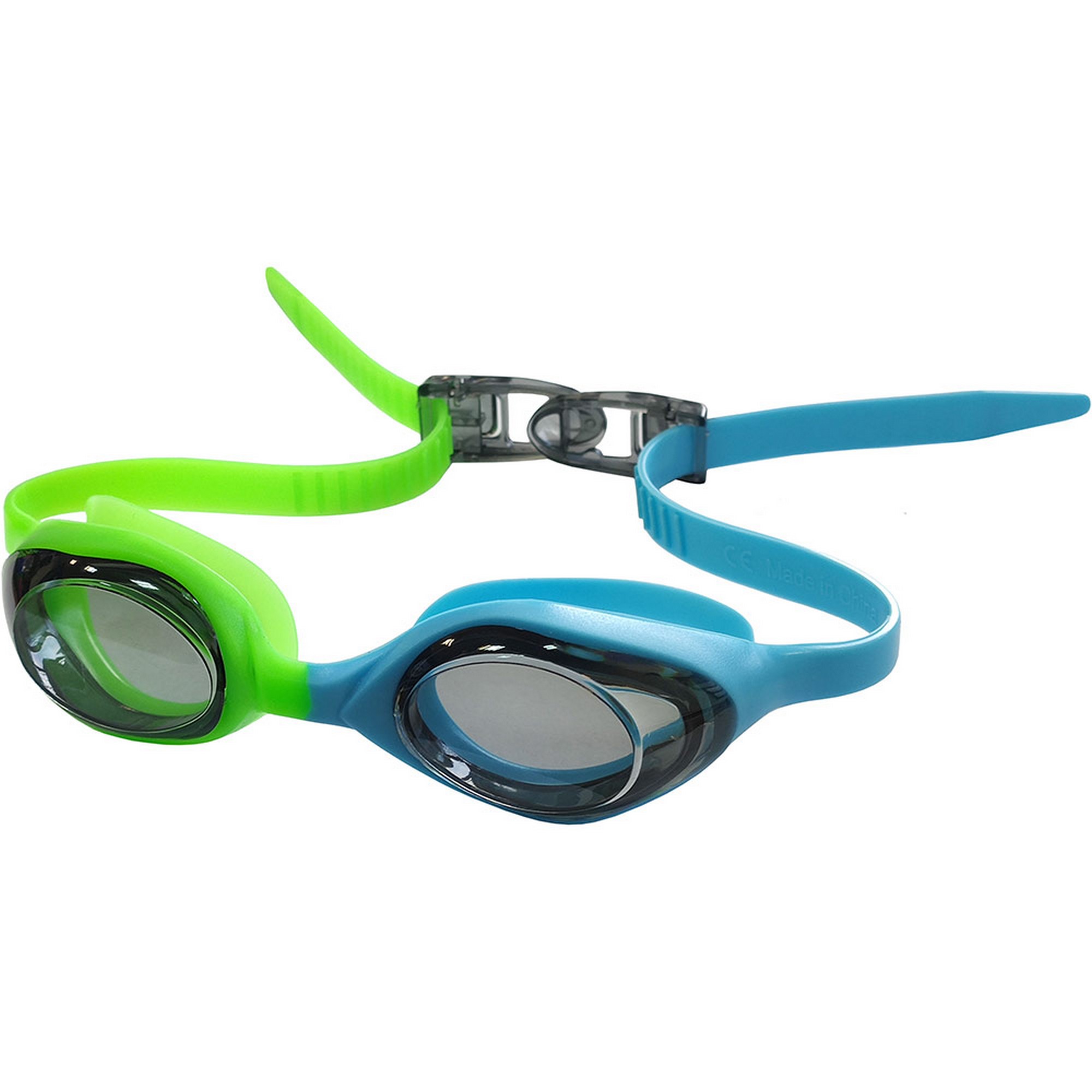 Очки для плавания детские Sportex E39687 зелено-голубой 2000_2000