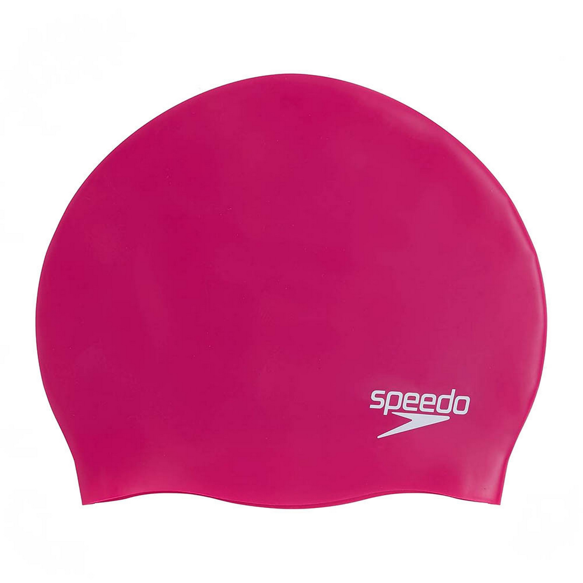 Шапочка для плавания Speedo Plain Molded Silicone Cap 8-70984B495 розовый 2000_2000