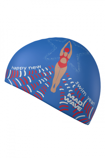 Силиконовая шапочка Mad Wave Happy New Year M0554 29 0 03W 360_540