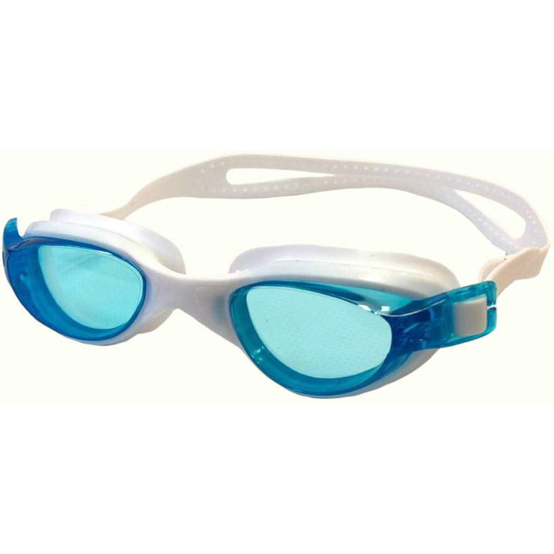 Очки для плавания взрослые (бело/голубые) Sportex E36865-0 800_800