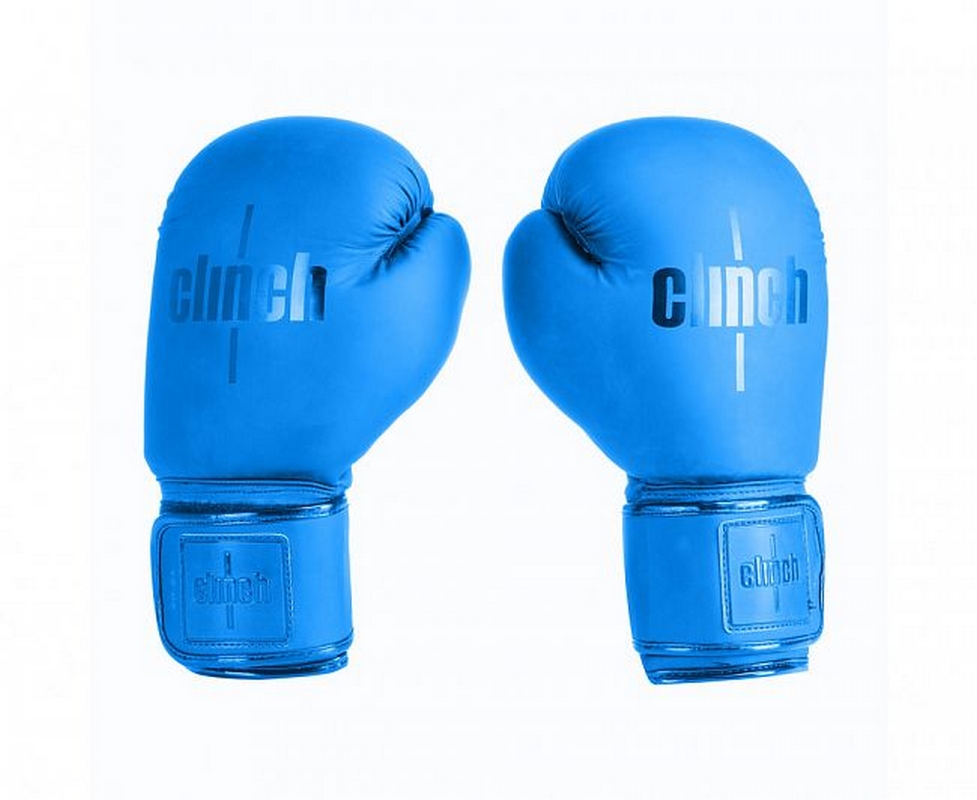 Перчатки боксерские Clinch Mist C143 синий 977_800