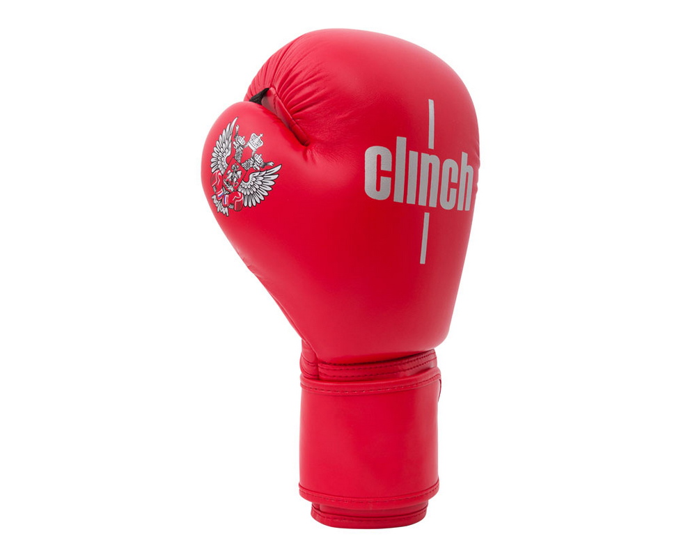 Боксерские перчатки Clinch Olimp красные C111 10 oz 978_800