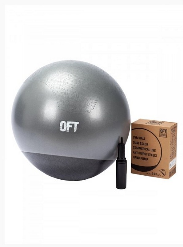 Мяч гимнастический d55 см профессиональный Original Fit.Tools FT-GTTPRO-55 двухцветный 595_800