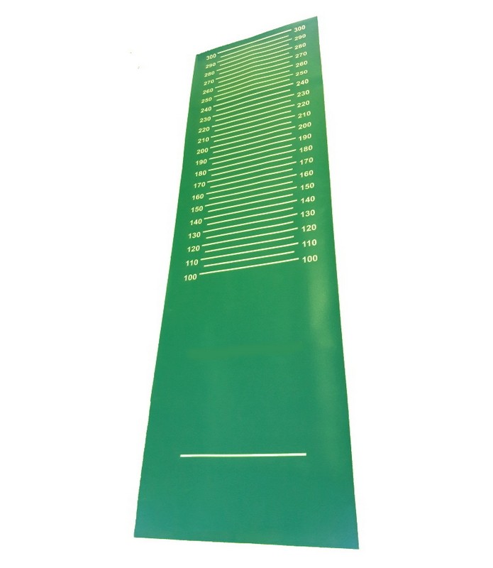 Дорожка для прыжков в длину с места с разметкой, для сдачи норматива (облегченная) Atlet GTO-3 зеленый 695_800