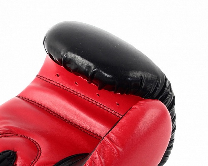 Боксерские перчатки Jabb JE-4056/Eu 56 черный/красный 10oz 879_700