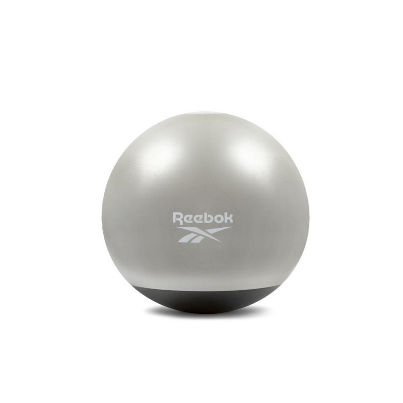 Гимнастический мяч d65 см Reebok RAB-40016BK серо-черный 800_800