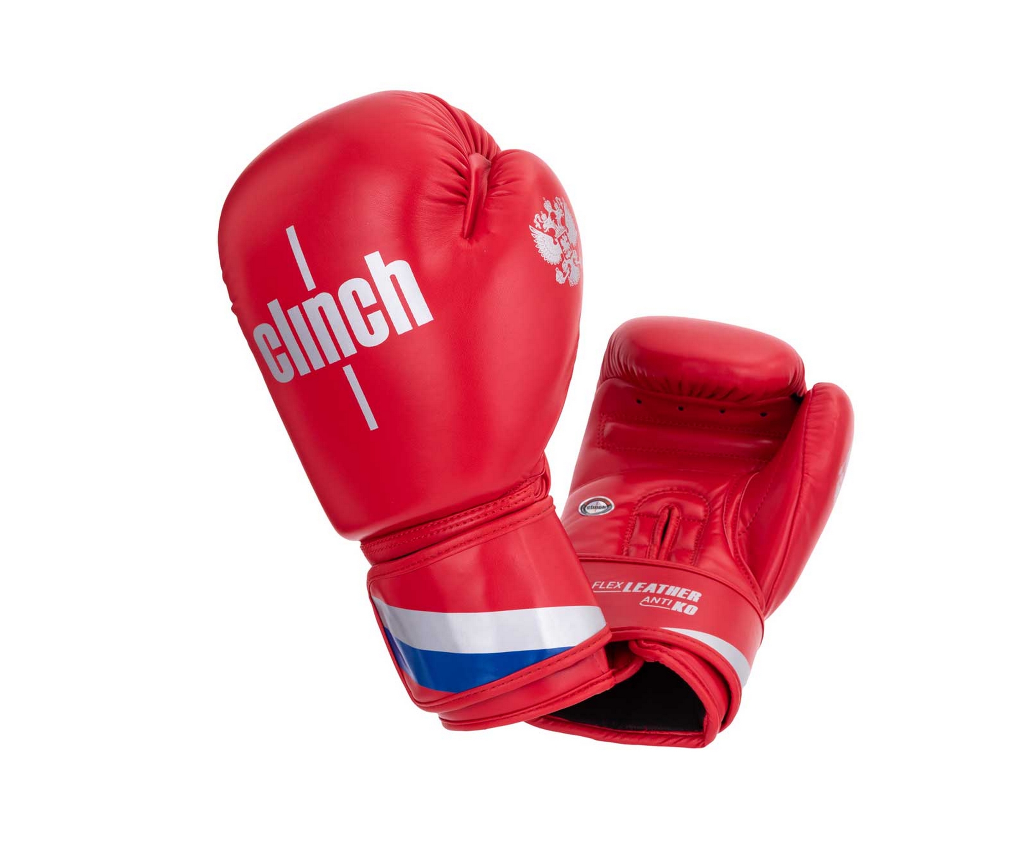 Перчатки боксерские Clinch Olimp Plus C155 красный 2000_1640