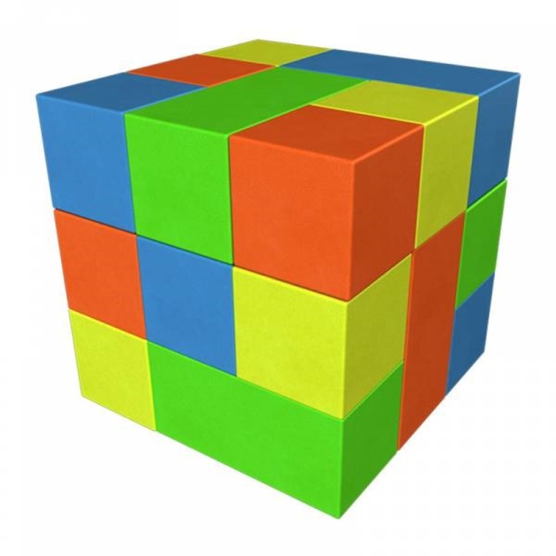 Игровой модуль Конструктор Кубик-Рубик №2 Мини Dinamika ZSO-002878 800_800