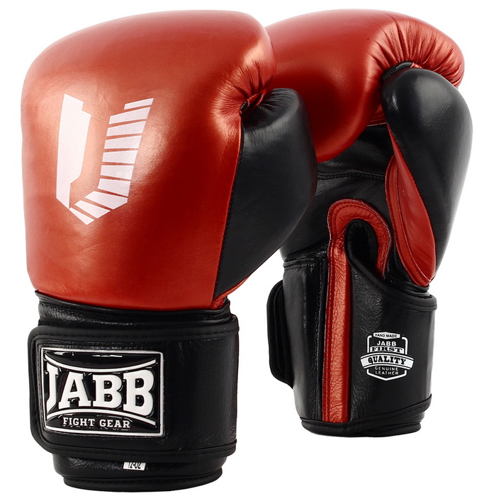 Боксерские перчатки Jabb JE-4075/US Craft коричневый/черный 12oz 700_700