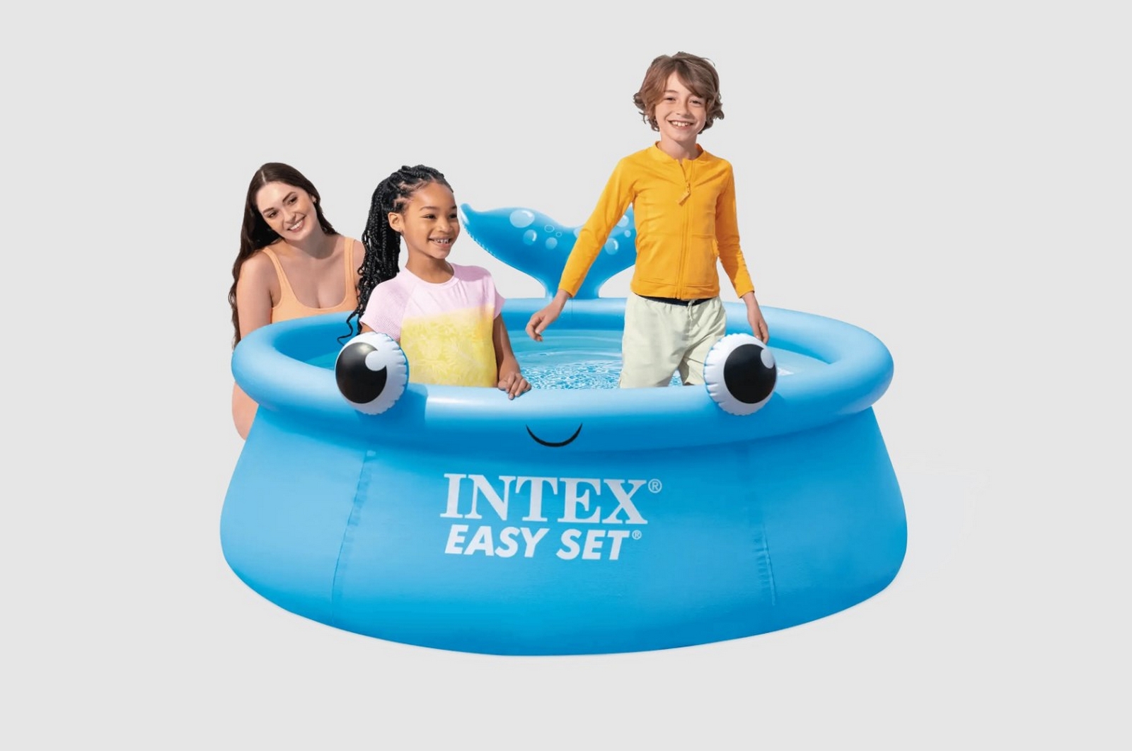 Бассейн 183х51см, 880л Intex Easy Set, Веселый кит 26102 1600_1062