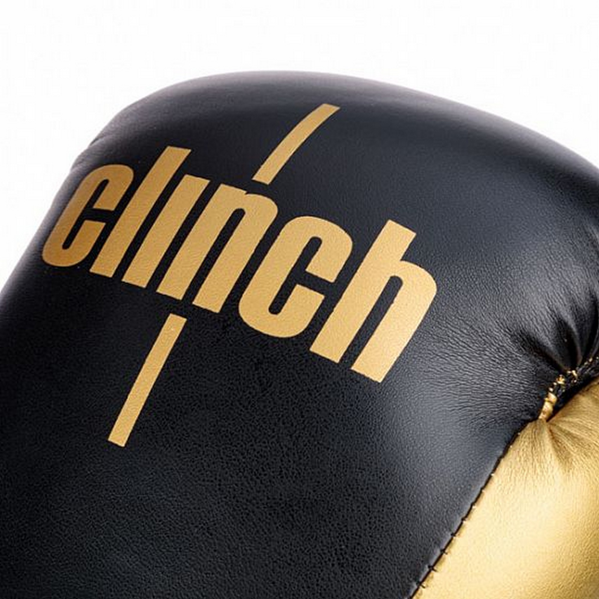 Перчатки боксерские вес 10 унций Clinch Aero C135 черно-золотой 2000_2000