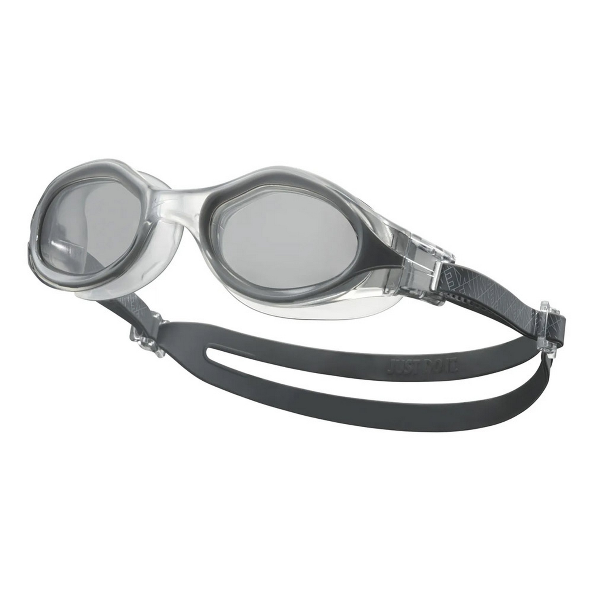 Очки для плавания ДЫМЧАТЫЕ линзы, нерегулир. переносица, черная оправа Nike Flex Fusion NESSC152014 2000_2000