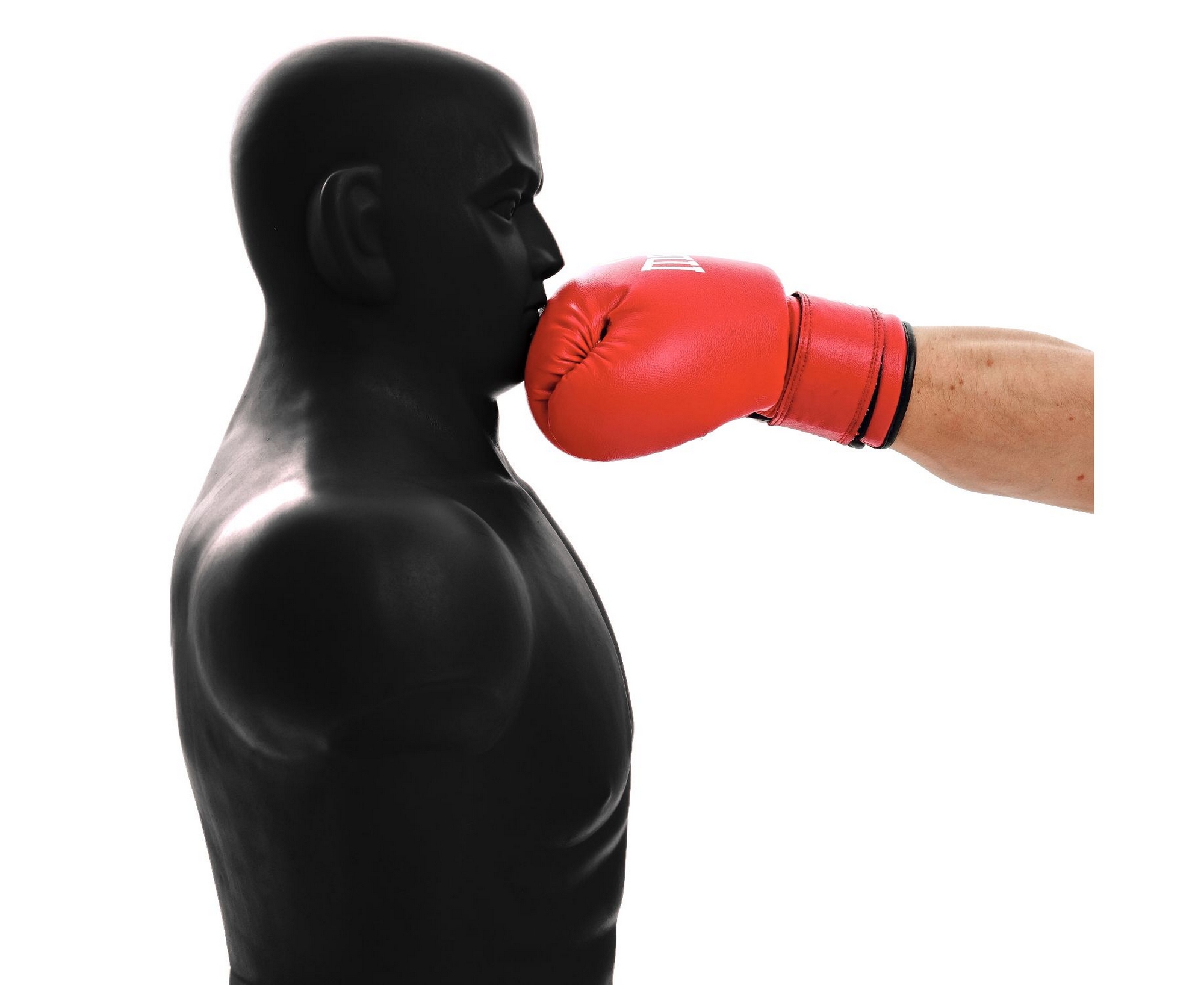 Манекен DFC Boxing Punching Man-Medium TLS-BHB черный 2000_1636