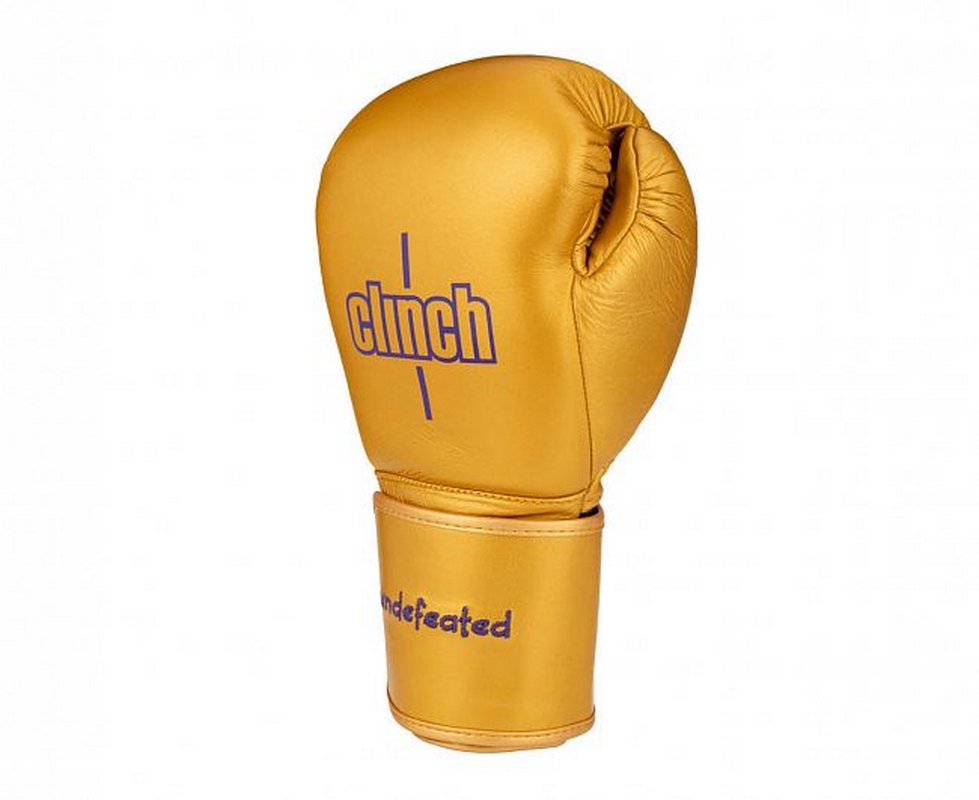 Перчатки боксерские Clinch Undefeated C161 золотой 979_800