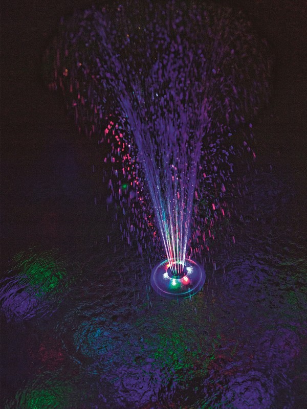 Плавающий фонтанчик с подсветкой, 14 см Bestway 58493 600_800