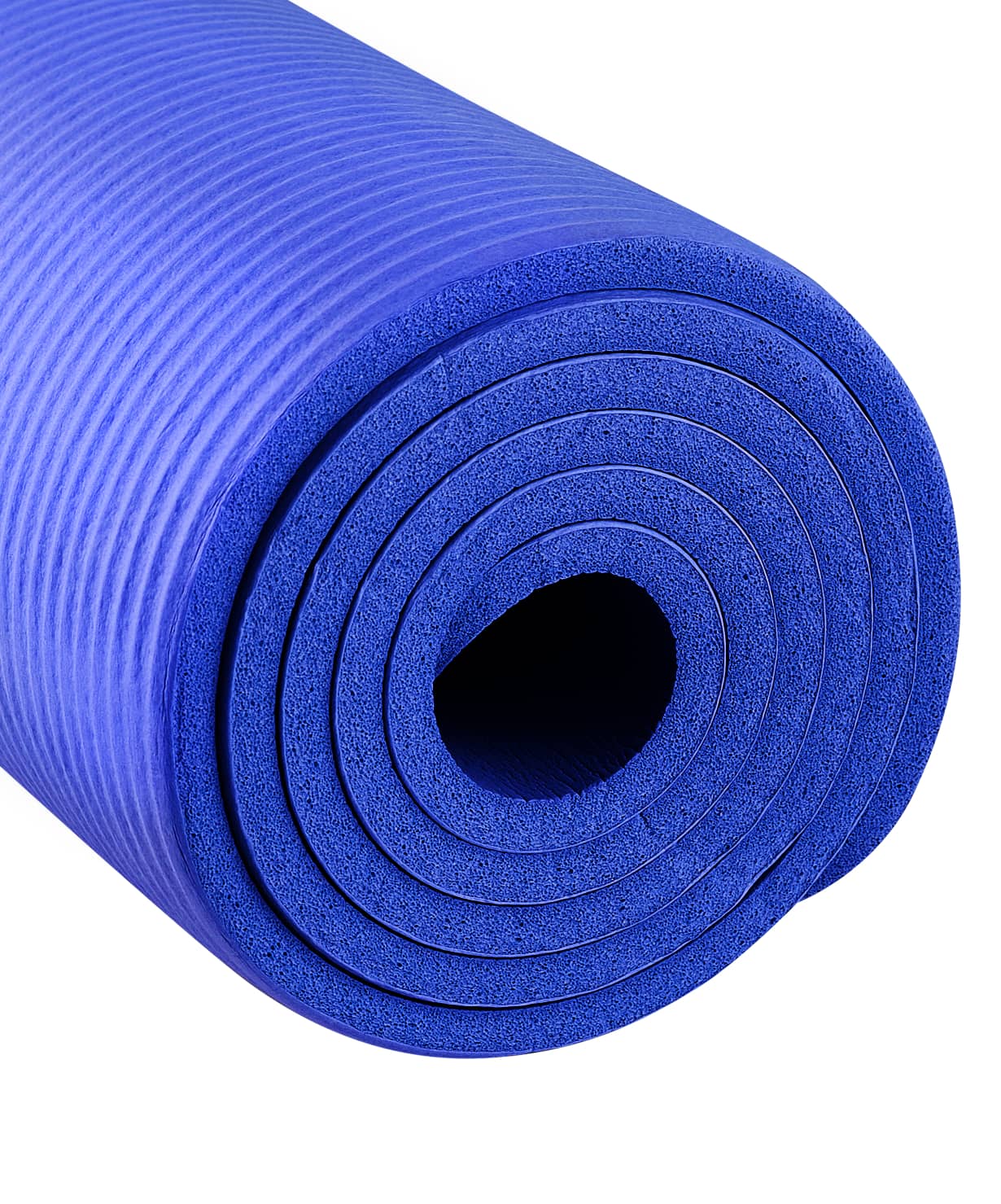 Коврик для йоги и фитнеса Star Fit FM-301,NBR,183x58x1,2 см, темно-синий 1230_1479