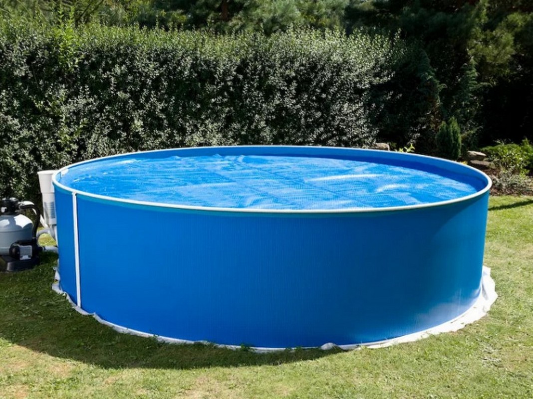Покрывало плавающее круг Mountfield Azuro для бассейна 360 см 3BVZ0026[3EXX0019] синее 1068_800