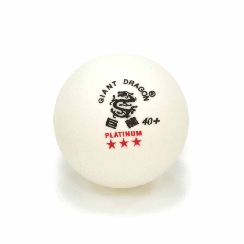 Мячи Giant Dragon Training Platinum 3* New белый (6шт, в тубусе) 800_800