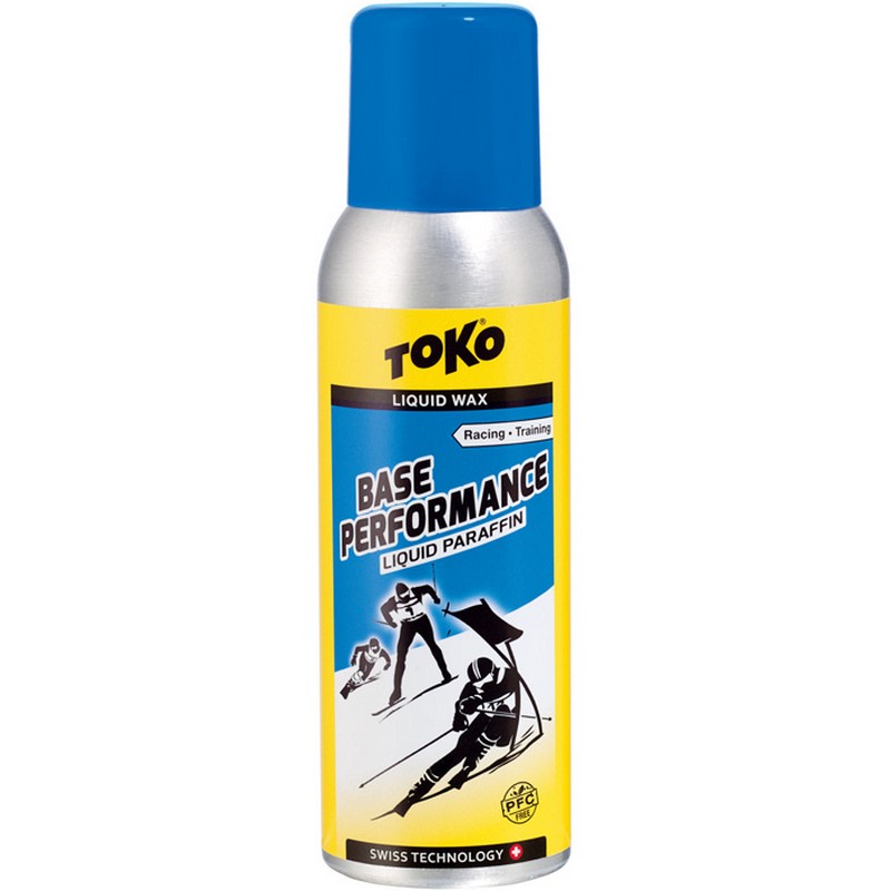 Экспресс смазка TOKO Base Performance Liquid Paraffin Blue (-10°С -30°С) 100 ml. 800_800