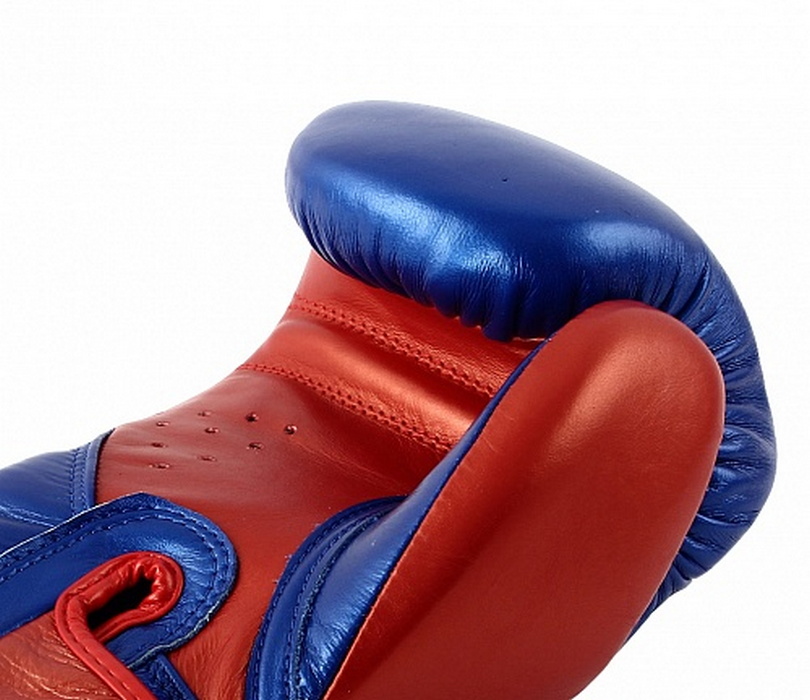 Боксерские перчатки Jabb JE-4069/Eu Fight синий/красный 14oz 810_700