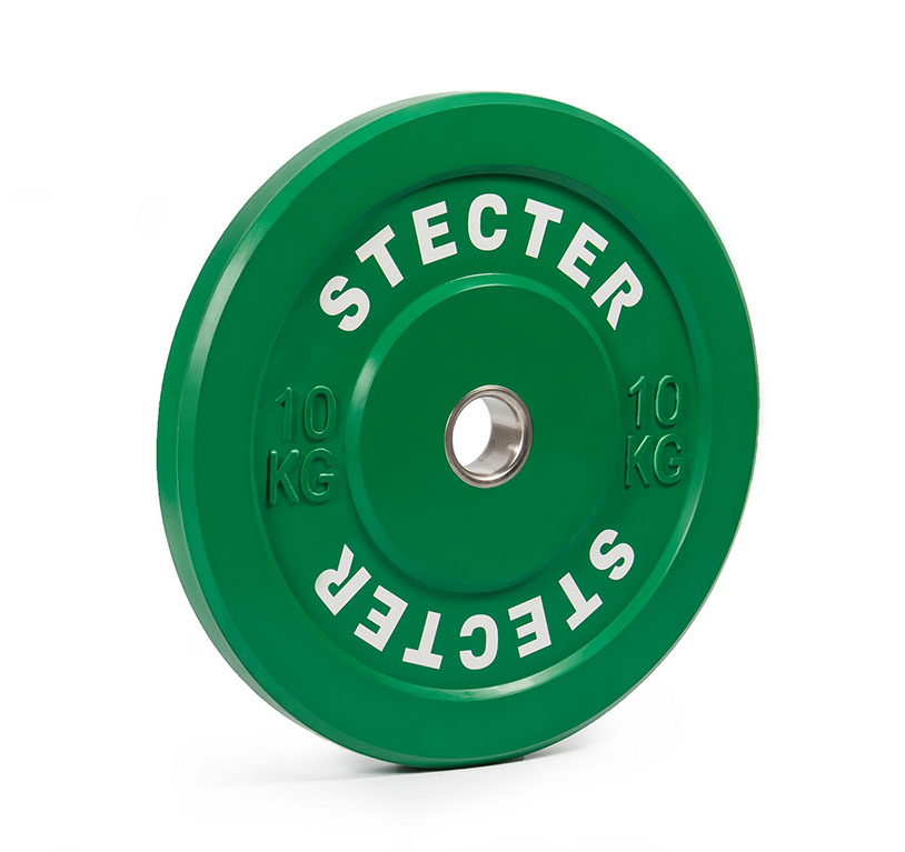 Диск тренировочный Stecter D50 мм 10 кг (зеленый) 2192 814_767