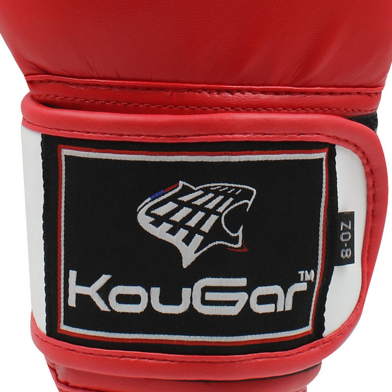 Боксерские перчатки Kougar KO200-6, 6oz, красный 800_800