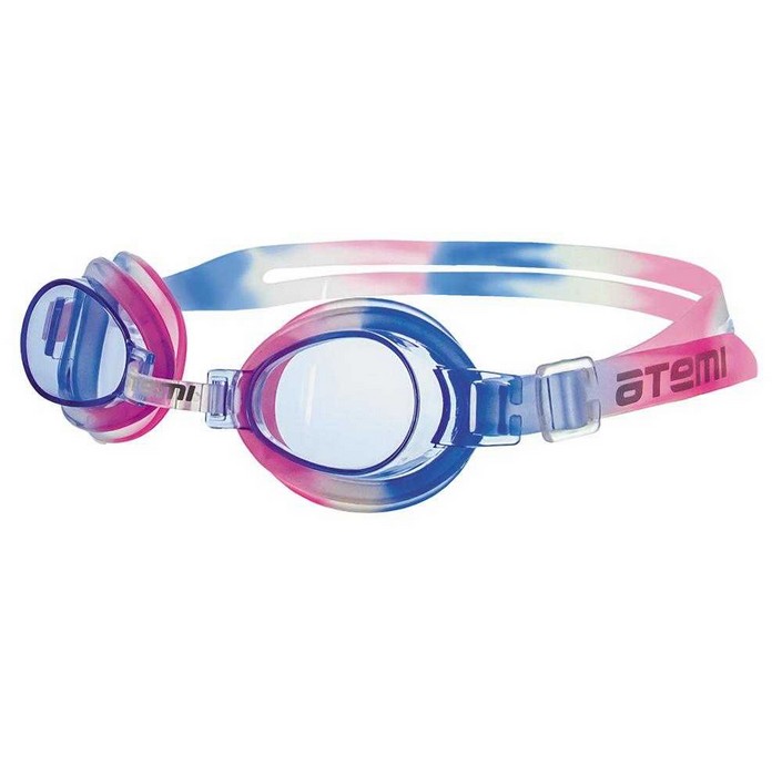 Очки для плавания Atemi силикон сине-белый S301 705_700