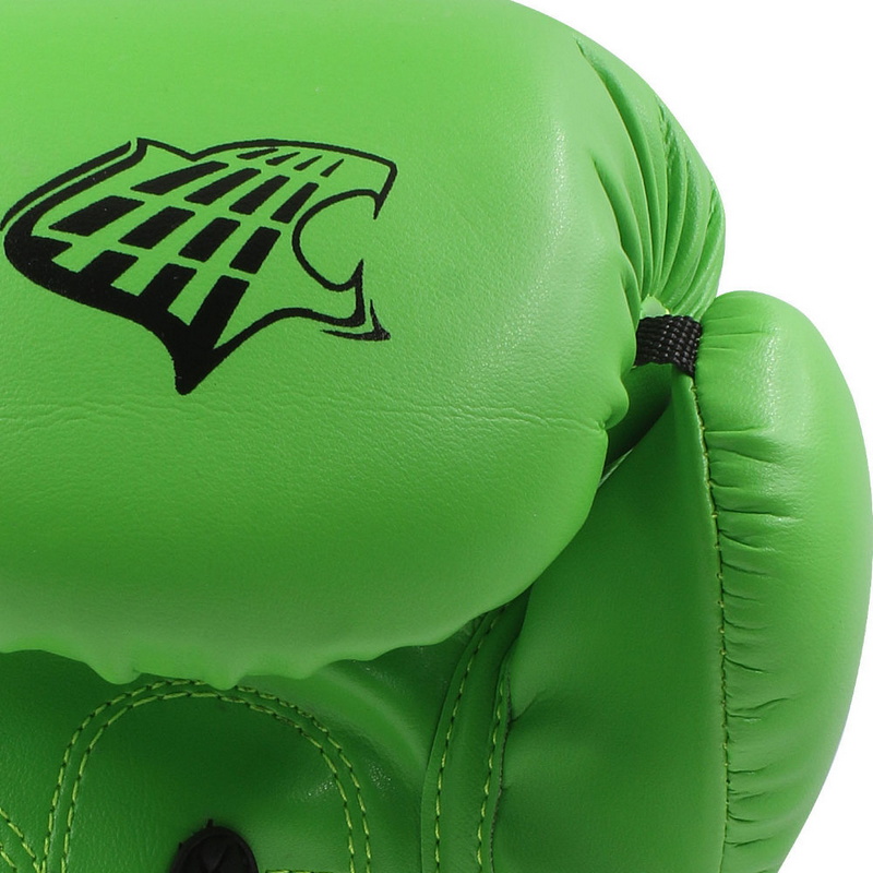Боксерские перчатки Kougar KO500-6, 6oz, зеленый 800_800