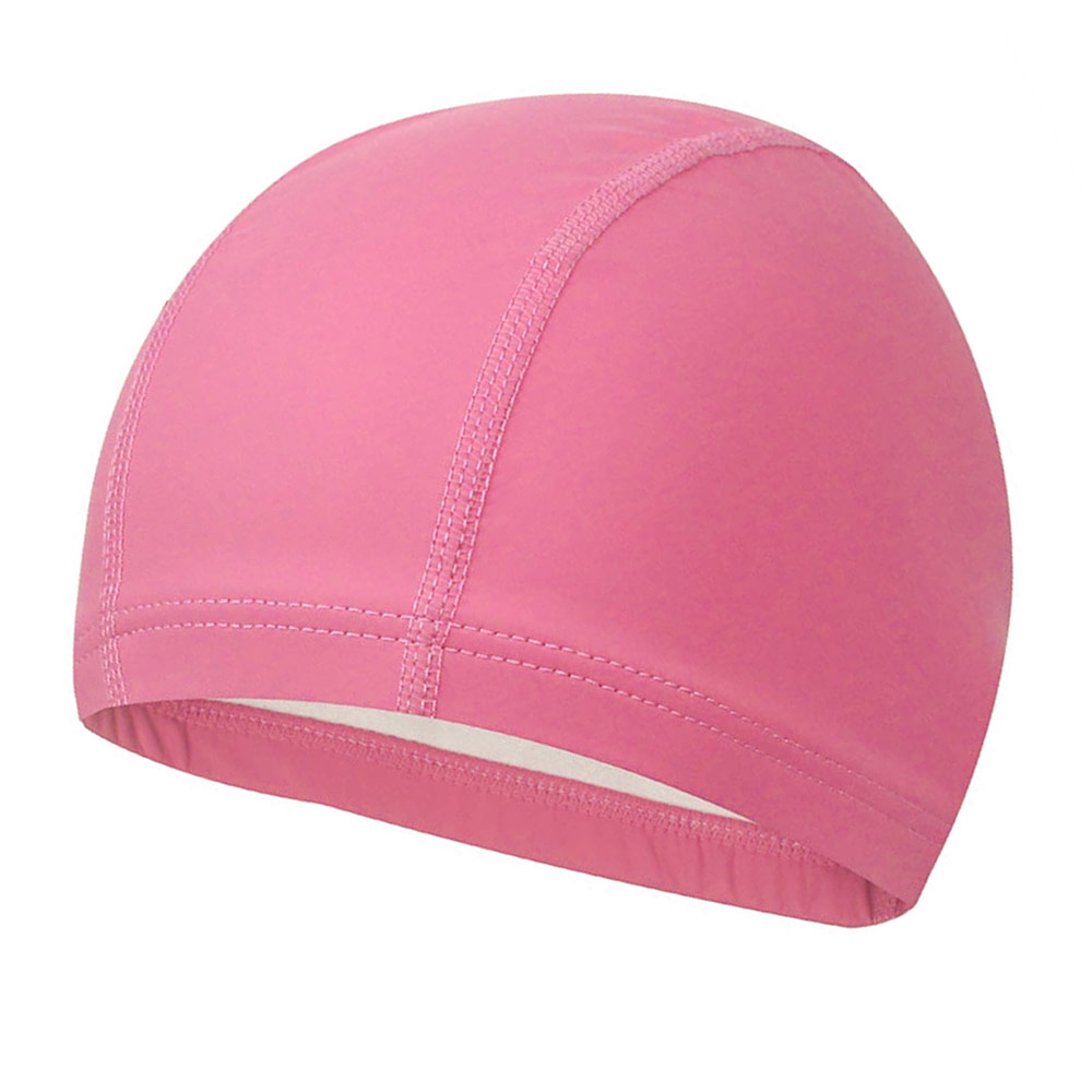 Шапочка для плавания одноцветная ПУ (светло розовая) Sportex E39701 1000_1000
