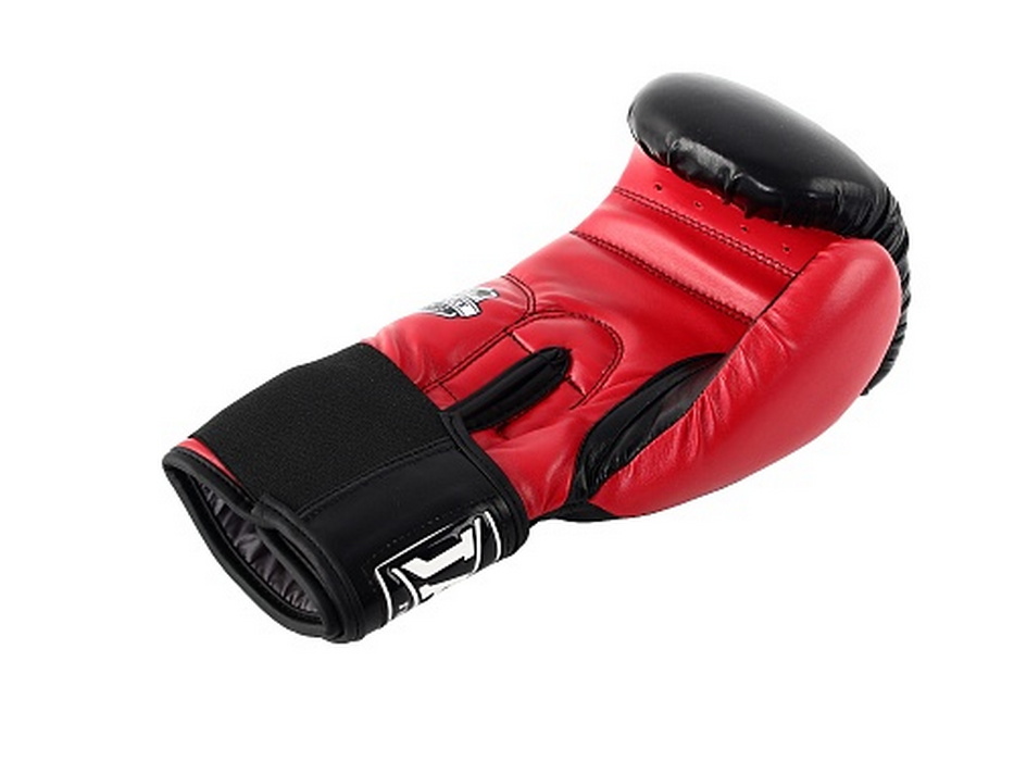 Боксерские перчатки Jabb JE-4056/Eu 56 черный/красный 10oz 933_700