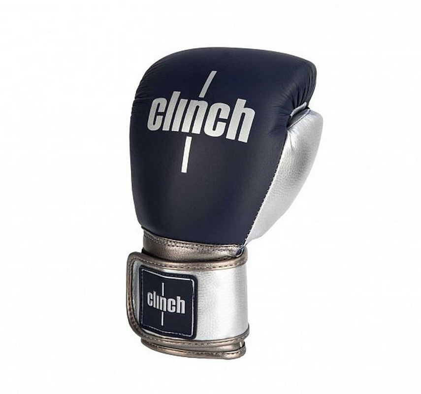 Перчатки боксерские Clinch Prime 2.0 C152 темносине-серебристый 855_800