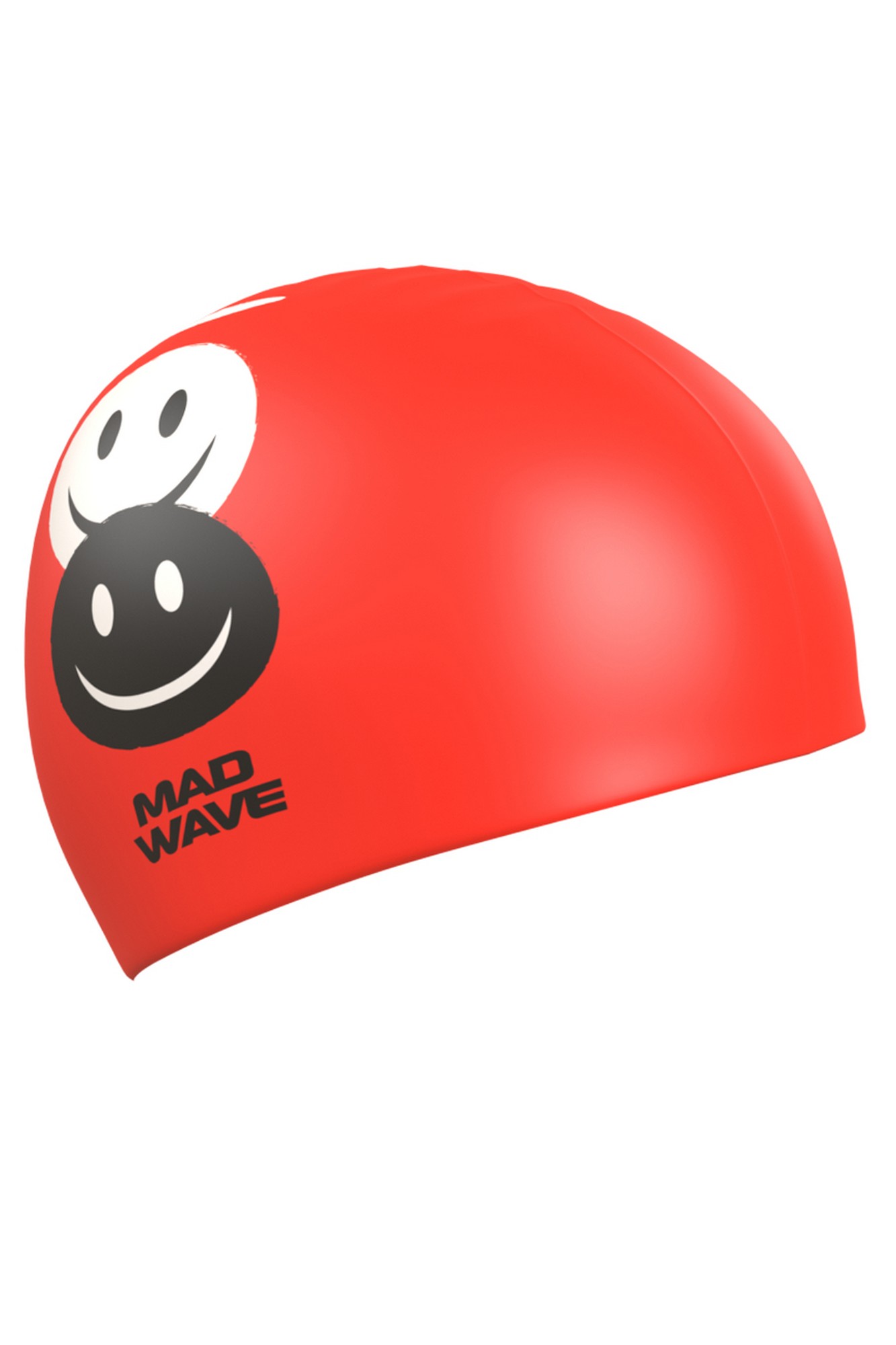 Юниорская силиконовая шапочка Mad Wave Emoji M0573 08 0 05W красный 1333_2000