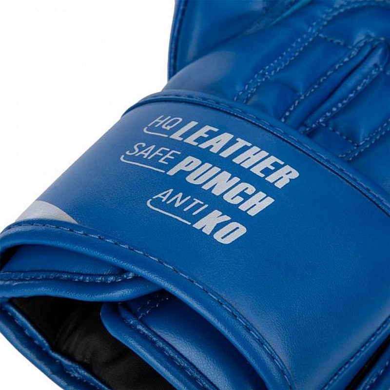 Перчатки боксерские Clinch Olimp Plus C155 синий 800_800