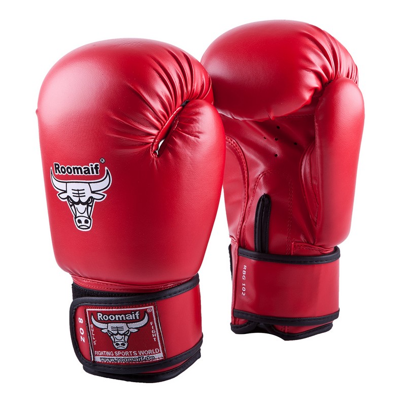 Перчатки боксерские Roomaif RBG-102 Dx Red 800_800
