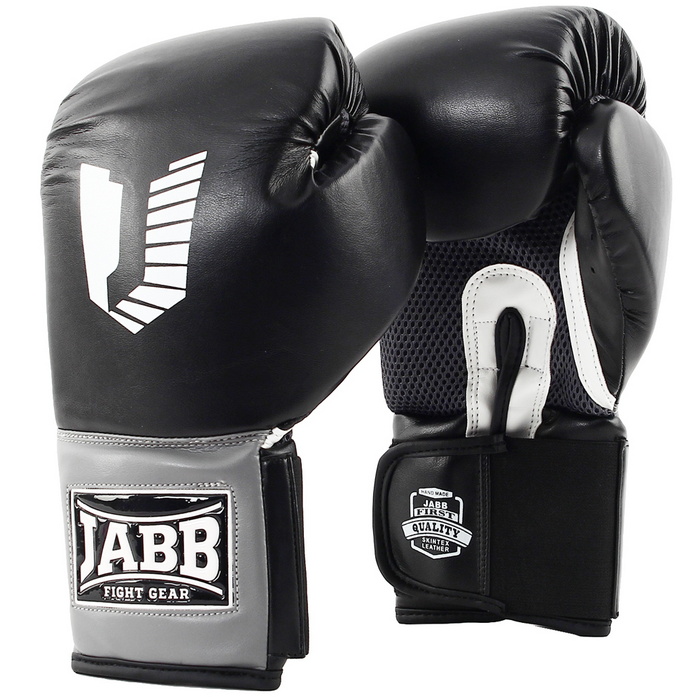 Боксерские перчатки Jabb JE-4082/Eu 42 черный 8oz 700_700