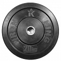 Диск для кроссфита Iron King (бампер) черный D50 мм 20 кг CR 205 120_120