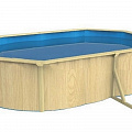 Морозоустойчивый бассейн овальный 910x460x130см Poolmagic Wood Basic 120_120