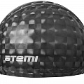 Шапочка для плавания Atemi PU 200 черный 3D 120_120
