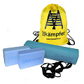 Комбо-набор для йоги Kampfer Combo Blue (голубой/желтый) 19193 120_120