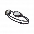 Очки для плавания Nike Vapor, NESSA177001, дымчатые линзы, FINA Approved,смен.перенос., черная оправа 120_120