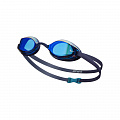 Очки для плавания Nike Legacy Mirror, NESSD130440, зеркальные линзы, FINA, смен.пер., т.-синяя оправа 120_120