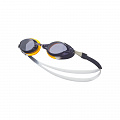 Очки для плавания детские Nike Chrome Youth, NESSD128079, дымчатые линзы, регул .пер., желто-черн оправа 120_120