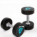 Гантели в уретане 8 кг Live Pro Premium Urethane Dumbbells LP8000-08 120_120